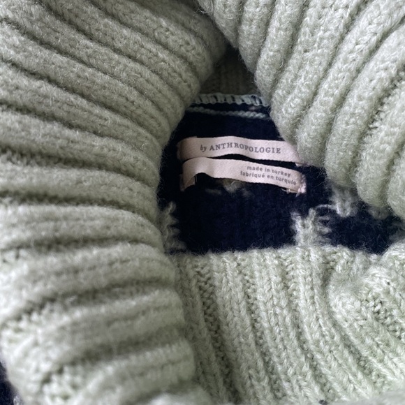Anthropologie Mint Turtleneck Tunic Sweater - Picture 5 of 9